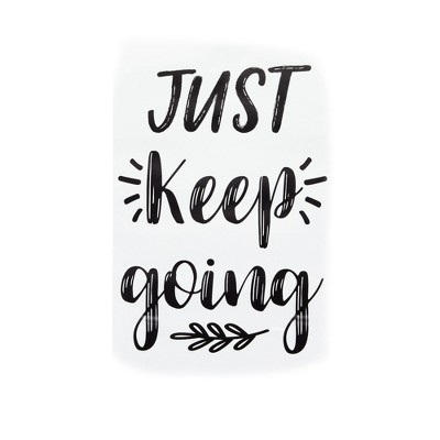 Inspirational Black and White Motivational Quote Wall Decals Set