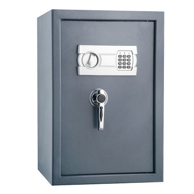 Fleming Supply Electronic Digital Safe and Lockbox - Dark Gray