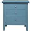 NicBex Nightstand with 3 Drawers Modern Wood Bedside Table with Handles for Bedroom,Sturdy and Durable - 3 of 4