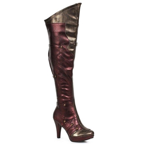 Thigh high best sale boots size 4