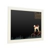 Trademark Fine Art Functional Chalkboard with Printed Artwork - Ryan Fowler 'White Doodle on Bike Summer' Chalk Board Wall Sign - 2 of 4