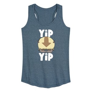 Women's - Avatar: The Last Airbender - Cute Appa Yip Yip Graphic Racerback Tank - 1 of 4