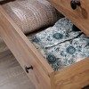 SKRAN 3 Drawer Dresser Wood Dressers & Chests Of Drawers With Two open shelves Black Metal Frame Room Essentials For Living Room & Hallway - 4 of 4