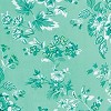 Collections Etc Lace Trim Floral Print 2-Piece Capri Pajama Set - 4 of 4