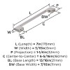 Amerock Riva Cabinet or Drawer Pull - 4 of 4