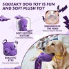 Nocciola Viral Select Purple Squeaky Octopus Dog Toy - Plush Dog Toys with Soft Fabric for Daily Companionship, Training Reward Gift - 3 of 4