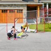 VEVOR Hockey Goal with Backstop and Targets, Street Steel Hockey Net, 72" Pro Hockey Training Goal Set, White/Red - 2 of 4