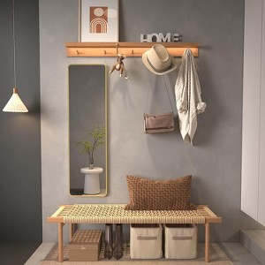 47 x 14 Inch  Full-Length Door Mirror - Sleek and Modern Design - 1 of 4