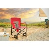 PAGED Camping Chairs with Solid Armrests and Drink Holder,Outdoor Portable Chairs with Comfortable Backrest,Folding Rocking Chair for Lawn - 2 of 4