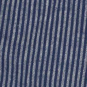 dark blue and natural linen