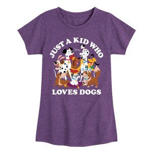 Girls' - Disney - Cats & Dogs Fitted Short Sleeve Graphic T-Shirt - 1 of 4