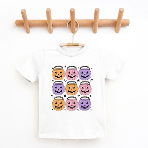 The Juniper Shop Halloween Candy Bucket Chart Toddler Short Sleeve Tee - 1 of 3