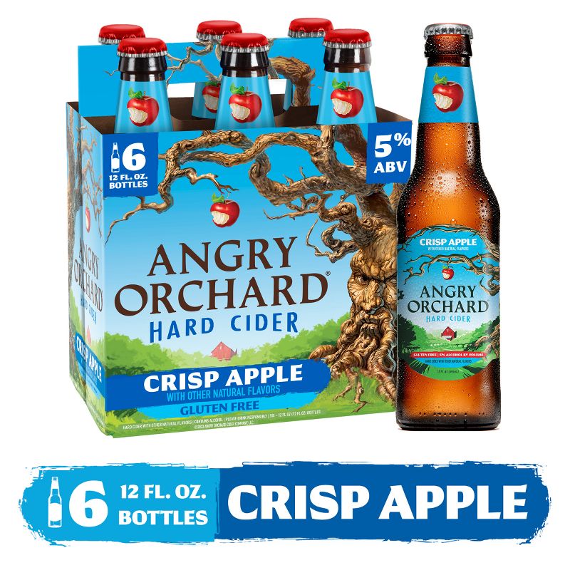 Angry Orchard Crisp Apple Hard Cider - 6pk/12 fl oz Bottles, 4 of 10