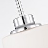Chloe Lighting Solbi Contemporary 1 Light Chrome Mini Pendant Ceiling Fixture 6 " Wide - 4 of 4
