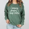 Simply Sage Market Women's Graphic Sweatshirt Chasing Dreams and Tiny People - 2 of 3