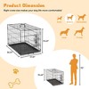 AZL1 Life Concept Pet Crates and Houses Premium Pet Crate Secure Foldable Dog Kennel with Removable Tray for Home and Travel, Black, 24.4"*16.5"*18.5" - 3 of 3