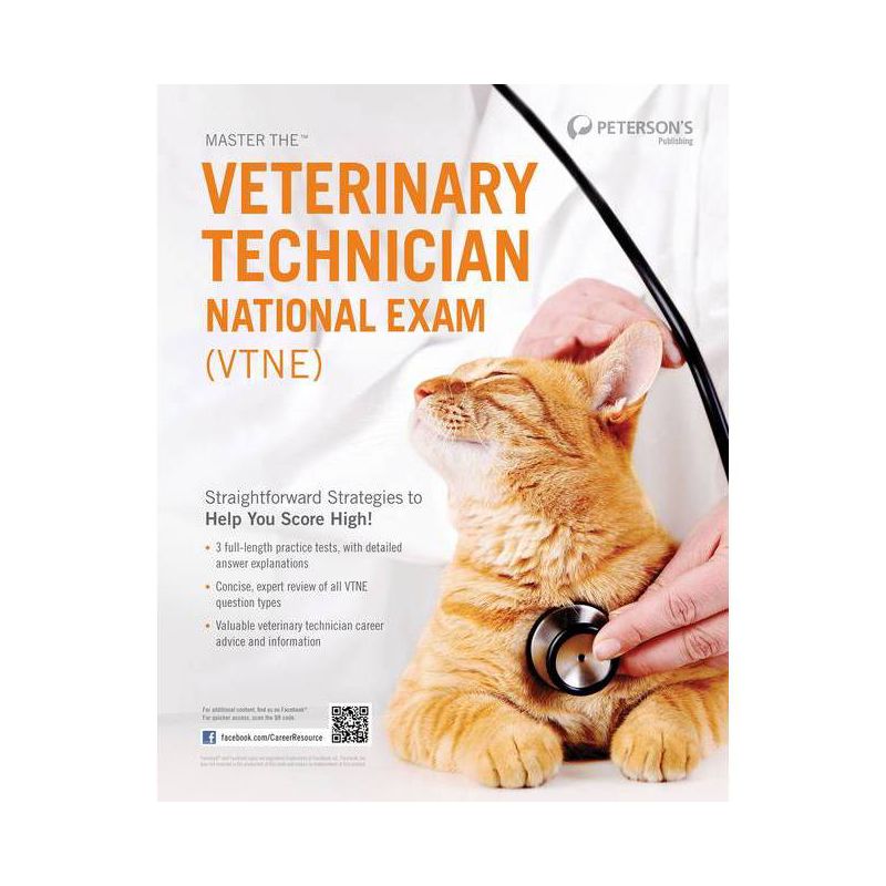 Master the Veterinary Technician National Exam (Vtne) - (Peterson's Master the Veterinary Technician National Exam) by  Peterson's (Paperback), 1 of 2