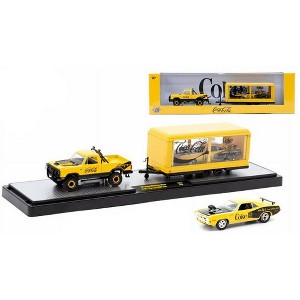 M2 Machines Auto Haulers 1974 Dodge W200 Power Wagon & 1971 Plymouth Hemi Cuda - 1 of 3