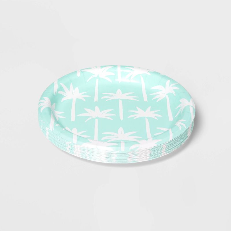 20ct 6.75&#34; Paper Snack Plates Palm Tree - Sun Squad&#8482;, 2 of 4