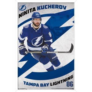 Trends International NHL Tampa Bay Lightning - Nikita Kucherov 19 Framed Wall Poster Prints - 1 of 4
