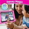 Contixo K80A 8-inch Kids Tablet, With Android 13, 32GB, Disney eBooks, Educator Academy Learning Apps, Parental Controls Kid-Proof Case For Girls-Pink - 4 of 4