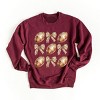 Simply Sage Market Coquette Football Chart Sweatshirt - 2 of 3