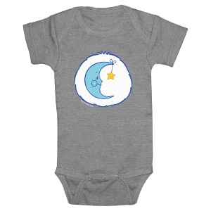 Infant's Care Bears Bedtime Bear Belly Badge Bodysuit - 1 of 3