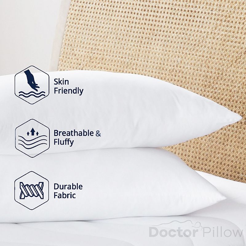 Dr. Pillow Luna Pedic Ultra Cloud Pillow 4 Pack Of Pillow, 2 of 6
