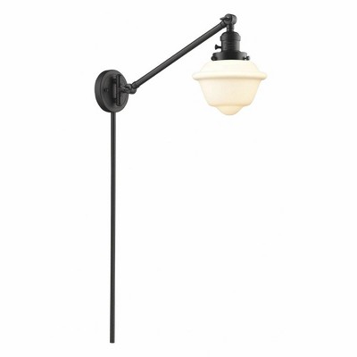 Oxford - 1 Light Swing Arm Wall Sconce In Traditional Style-25 Inches Tall and 8 Inches Wide