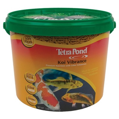 Tetra Koi Vibrance Sticks Bucket Fish Food 3.08-pound