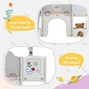 Kids Slide Playset Structure 9 in 1, Freestanding Spaceship Set with Slide and Basketball Hoop for Toddlers, Kids Climbers Playground - 4 of 4