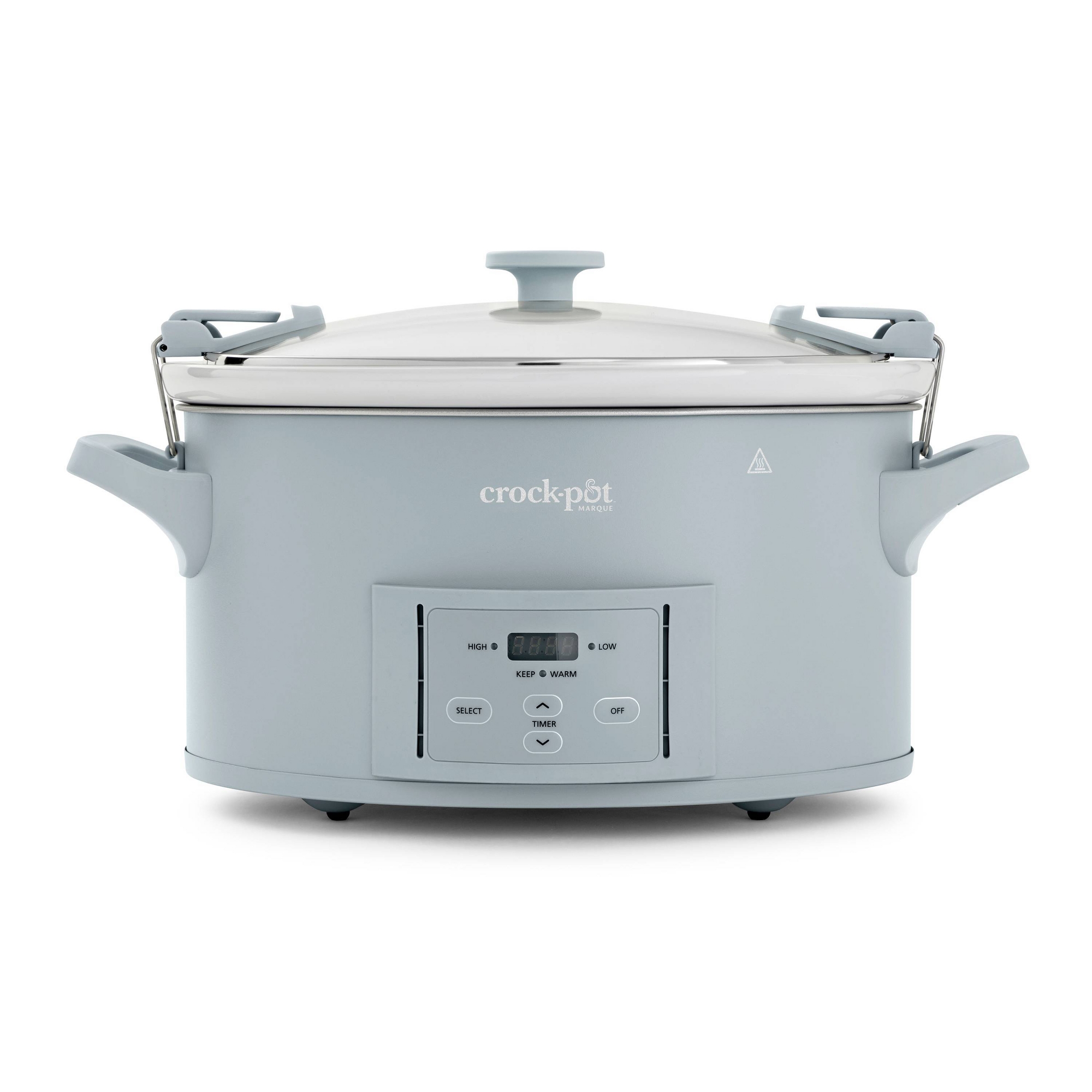 Crock-Pot 7qt Programmable Countdown Cook and Carry Slow Cooker Light Stone
