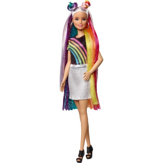 Barbie Rainbow Sparkle Hair Barbie Doll