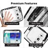 Mber TSA Approved Clear Toiletry Bag for Travel Size Toiletries, Clear Makeup Bag Organizer, Clear Zipper Pouches & Clear Travel Bags TSA for Cosmetic - 2 of 4