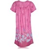 JEFFRICO Womens Nightgowns Muumuu Lounger House Dress Sleepwear Silky Soft Pajama Dress Nightshirts - 4 of 4