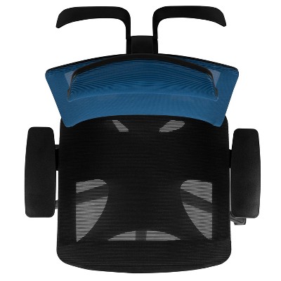 Ergonomic Blue Mesh High Back Swivel Office Chair