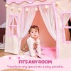 SYNCFUN Play Tent for Kids,Indoor & Outdoor Tent with Blanket, LED Lights & Flags, Spacious 51*35*52 Inch Playhouse for Boys & Girls Toddlers Age 3-7 - 3 of 4