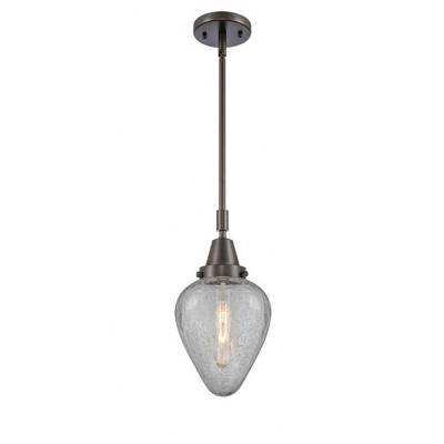 Geneseo - 1 Light Stem Hung Mini Pendant In Industrial Style-9.63 Inches Tall and 6.5 Inches Wide