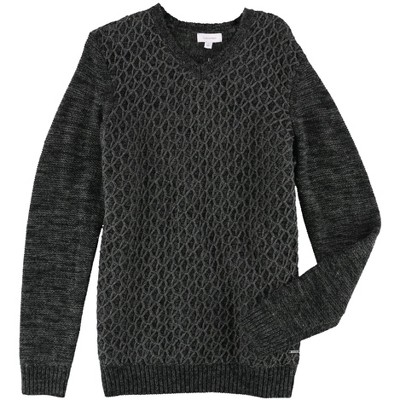 Calvin Klein Mens Mixed Yarn Pullover Sweater