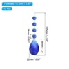 Unique Bargains Hanging Ornament DIY Craft Teardrop Crystal Chandelier Pendant Beads 4.92" x 1.5" 10 Pcs - 2 of 4