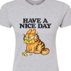 Women's - Garfield - Have A Nice Day Retro Fitted Graphic T-Shirt - 2 of 3