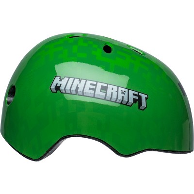 Minecraft Creeper Child Bike Helmet