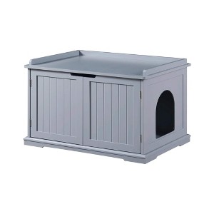 unipaws Designer Cat Litter Box Enclosure - 1 of 4