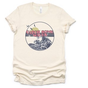 Simply Sage Market Women's Catch Some Waves Short Sleeve Graphic Tee - 1 of 2