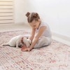 ChicFurnit Rug Machine Washable Non Slip Stain Resistant for High Traffic Living Spaces, Beige, 24.8"*15"*8.3" - 4 of 4