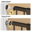 BabyBond 27-43 Inches Baby Gate for Stair and Doorway,with Extenders and Pressure/Hardware Mounting Kit, 30" Tall - 3 of 4
