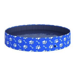 PawHut Foldable Dog Bath Pool Portable Swimming Pool - 1 of 4