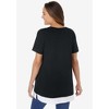 Woman Within Women's Plus Size Layered-Look Tunic - 3 of 4