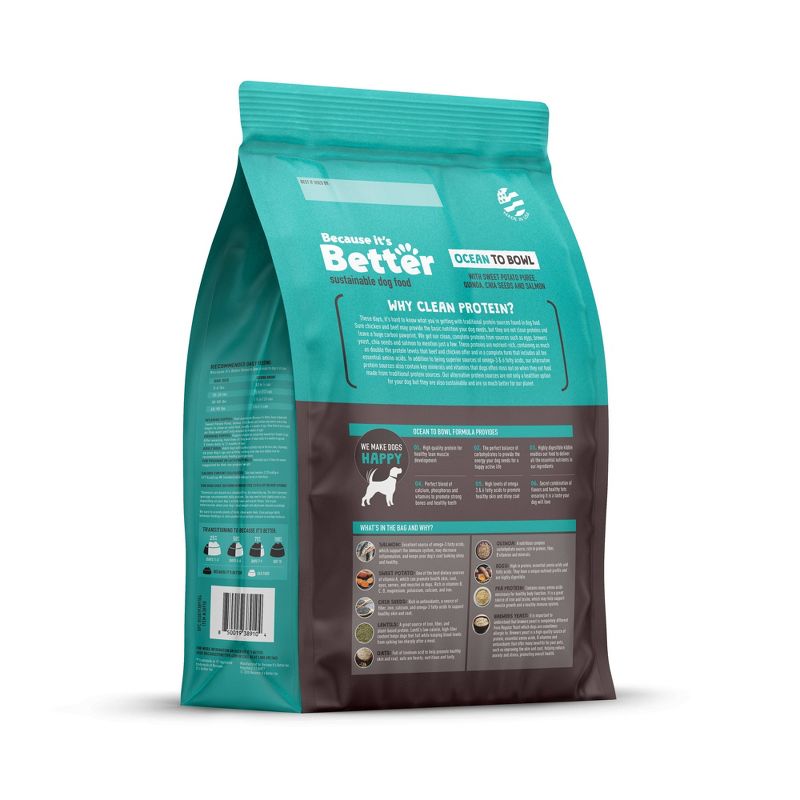 Because it&#39;s Better Ocean to Bowl Nutritious Clean Protein All Life Stages Dry Dog Food - 4.5lbs, 2 of 5