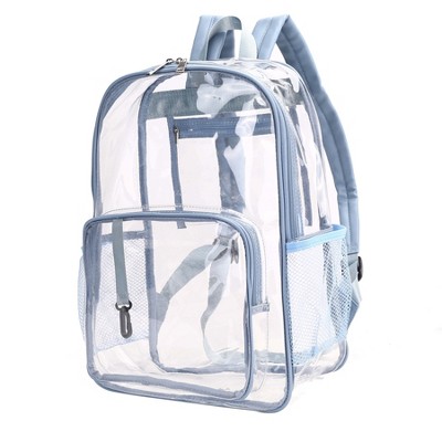 MKF Collection Cleo Clear PVC Backpack for Women Transparent Bag by Mia K